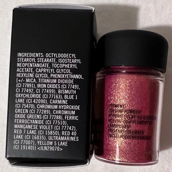 ✨NIB✨ MAC COSMETICS Loose Pigment in Rose.  A rosy shade with copper sparkles - Picture 6 of 8